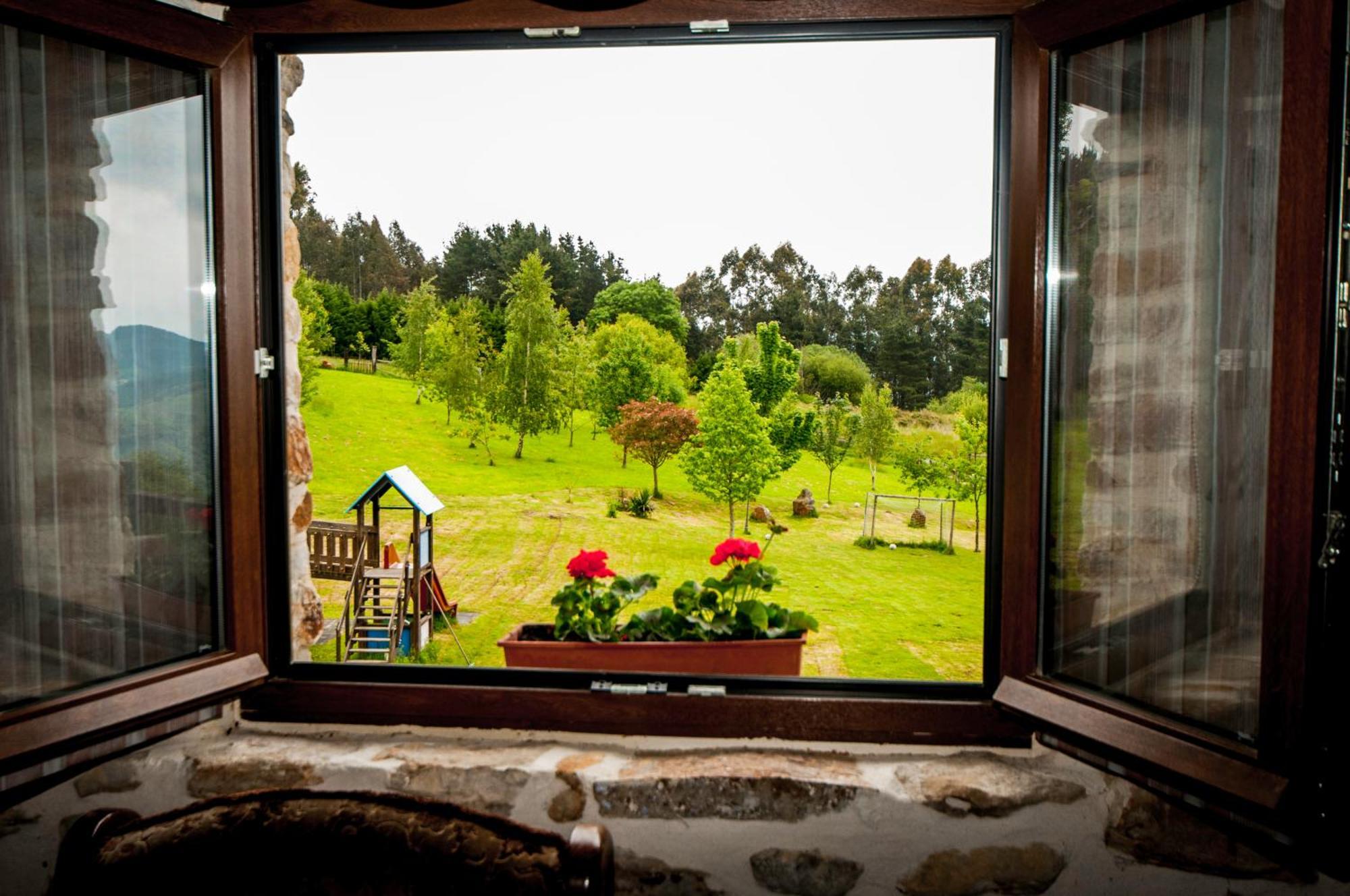 Apartamentos Rurales Larrago Busturia Esterno foto